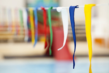 Image showing Colorful flags