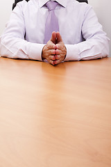 Image showing Waiting at the office