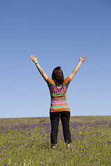 Image showing Enjoying life in the spring