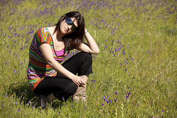 Image showing Enjoying life in the spring