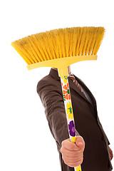 Image showing Cleaning men