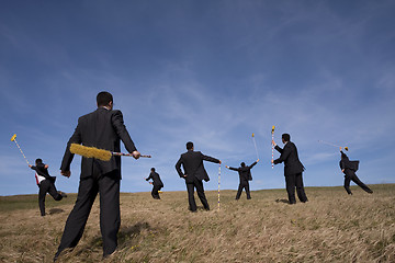 Image showing Cleaning the environment