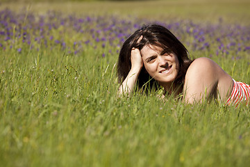 Image showing Enjoying life in the spring