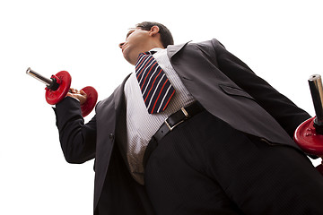 Image showing businessman strength
