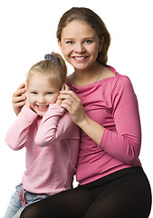 Image showing mother and daughter