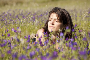 Image showing Enjoying life in the spring