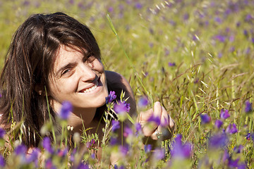 Image showing Enjoying life in the spring