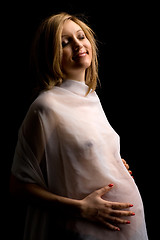 Image showing pregnant girl