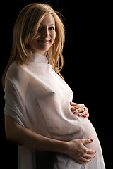 Image showing pregnant girl