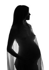 Image showing pregnant girl