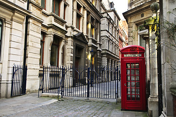 Image showing Telephone box in London