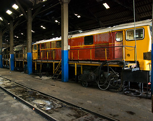 Image showing Train workshop