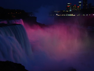 Image showing Niagara Falls At Night
