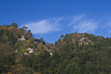 Image showing Yamadera (Mountain temple)