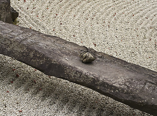Image showing Zen garden detail