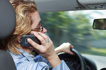 Image showing Female driver