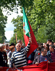 Image showing Crowd Celebrates