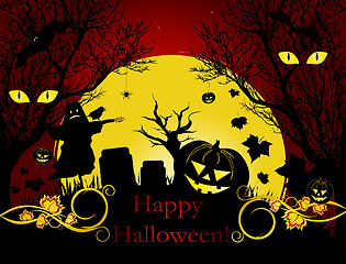 Image showing Halloween background