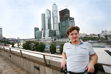 Image showing tourist in Moscow