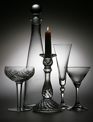 Image showing still life from glass