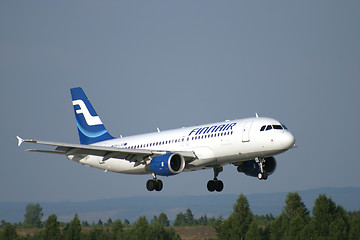 Image showing Finnair landing