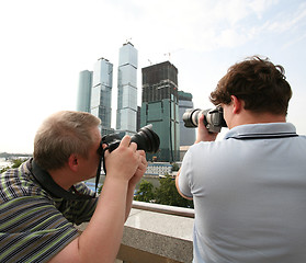 Image showing photographers