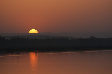 Image showing Reflections ove the Nile River