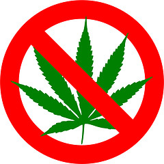 Image showing No Cannabis