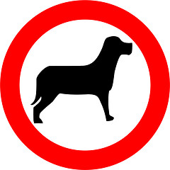 Image showing No Dogs