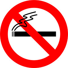 Image showing No Smoking