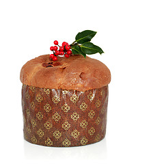 Image showing Christmas Panetone Cake