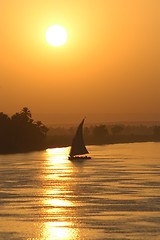 Image showing Sailboat on Nile