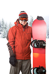 Image showing Snowboarder