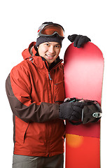 Image showing Snowboarder