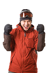 Image showing Snowboarder