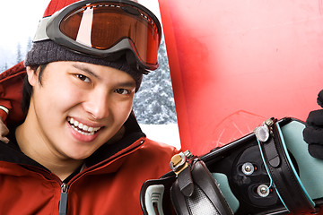 Image showing Snowboarder