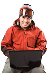 Image showing Snowboarder