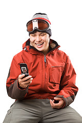 Image showing Snowboarder