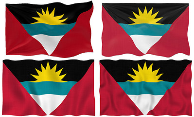 Image showing Flag of antigua barbuda