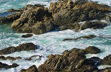 Image showing rocks and waves