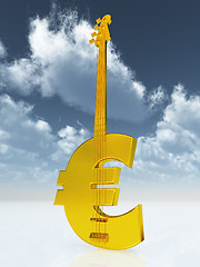 Image showing euro bass guitar