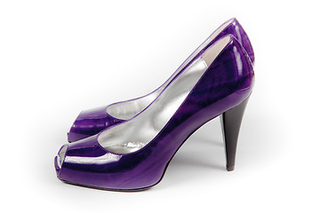 Image showing violet female shoes 