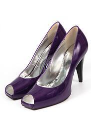 Image showing violet female shoes 