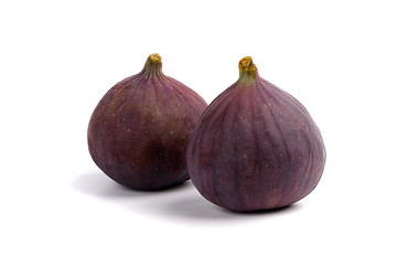 Image showing two fresh figs