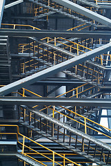 Image showing Industrial stairs