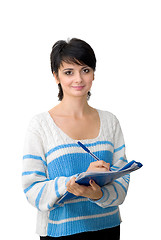 Image showing Businesswoman with documents 