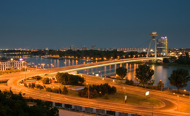 Image showing night Bratislava