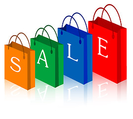 Image showing sale shopping bags.