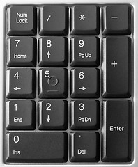 Image showing Close-up of Computer keyboard