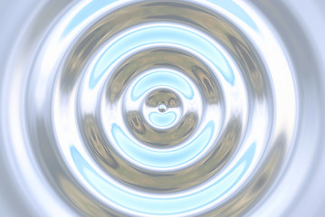 Image showing Abstract blue water ripples 